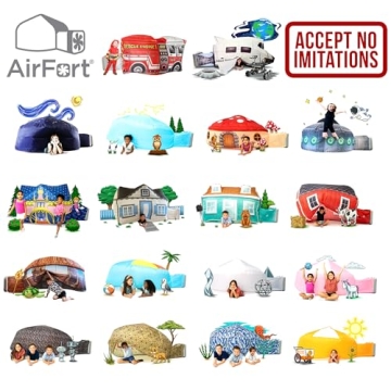 AirFort Inflatable Play Tent for Kids - Quick Setup Fun
