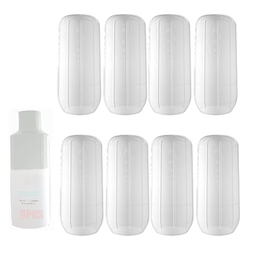 Reusable Silicone Leak-Proofing Sleeves for Memory-Free Travel Containers and Home Organization