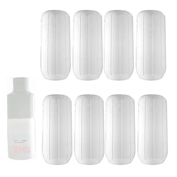 Reusable Silicone Leak-Proofing Sleeves for Memory-Free Travel Containers and Home Organization