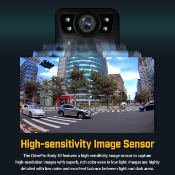 Transcend DrivePro Body 30 1080p with 64GB Storage for Everyone