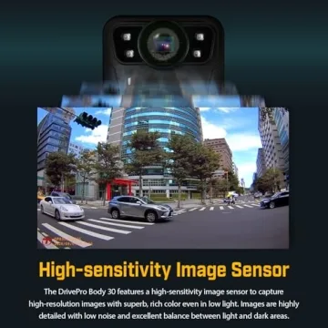 Transcend DrivePro Body 30 1080p with 64GB Storage for Everyone