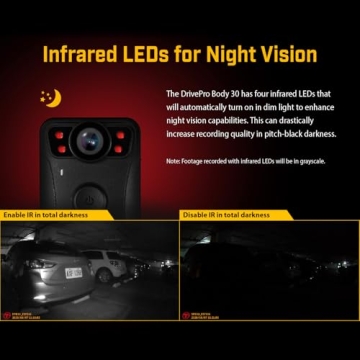 Transcend DrivePro Body 30 1080p with 64GB Storage for Everyone