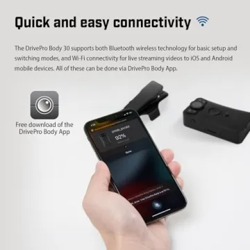 Transcend DrivePro Body 30 1080p with 64GB Storage for Everyone