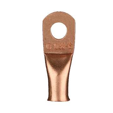 Install Bay Copper Ring Terminal Set - 4 Gauge 25 Pack for Reliable Connections