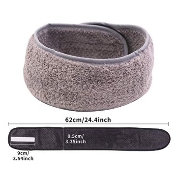 Simnice Spa Facial Headbands - Adjustable, Soft & Absorbent