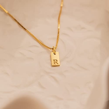 Personalized 14K Gold Initial Necklace for Women