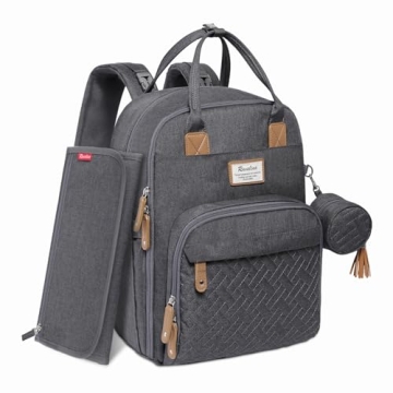 RUVALINO Diaper Bag Backpack for Moms and Dads