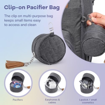 RUVALINO Diaper Bag Backpack for Moms and Dads