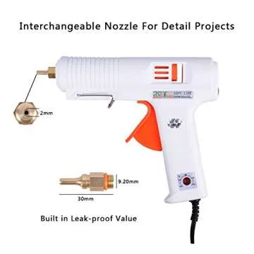 BSTPower 100W Hot Glue Gun for Crafting and Repairs