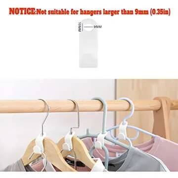 Clothes Hanger Connector Hooks,100PCS Hanger Extender Plastic Hangers Hook Cascading Hangers Space Saving Organizer for Heavy Duty Clothes Closet