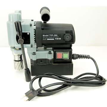 TYP-28A Mag Drill BLUEROCK Tools MINI Magnetic Drill Typhoon Small Mag Annular