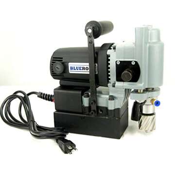 TYP-28A Mag Drill BLUEROCK Tools MINI Magnetic Drill Typhoon Small Mag Annular