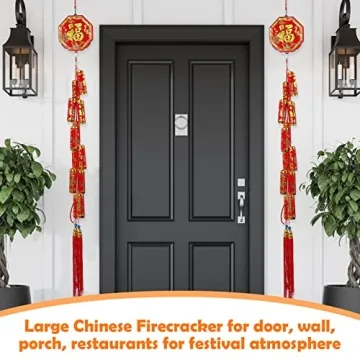 Stunning 63 Inch Firecracker Decor for Lunar New Year