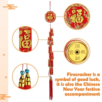 Stunning 63 Inch Firecracker Decor for Lunar New Year