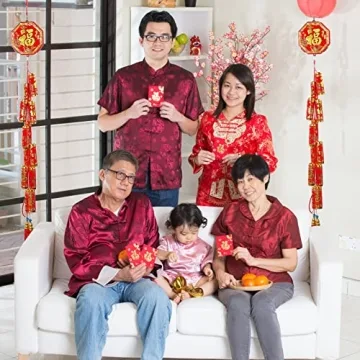 Stunning 63 Inch Firecracker Decor for Lunar New Year