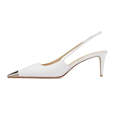 Stylish Slingback Square Toe Kitten Heels for Women