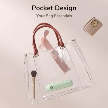 JISULIFE Handheld Mini Fan, 3 IN 1 Hand Fan, USB Rechargeable Small Pocket Fan [12-19 Working Hours] with Power Bank, Flashlight, Portable Fan for Travel/Summer/Concerts/Lash, Gifts for Women(Green)