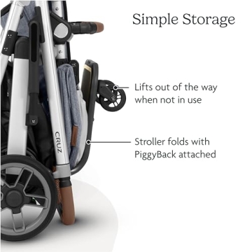 UPPAbaby PiggyBack Ride-Along Board Cruz V2 Eco-Friendly Safe