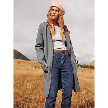 ANRABESS Lightweight Cardigan for Women - Stylish & Cozy