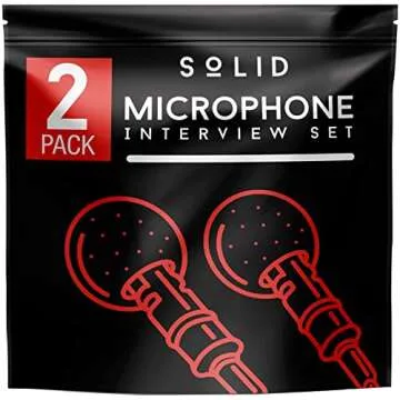 Solid Clip On Lavalier Microphone Set for Vlogging