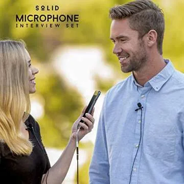 Solid Clip On Lavalier Microphone Set for Vlogging