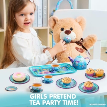 Enchanting JOYIN Mermaid Tea Set for Creative Play
