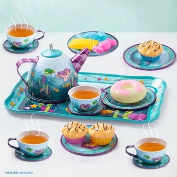 Enchanting JOYIN Mermaid Tea Set for Creative Play