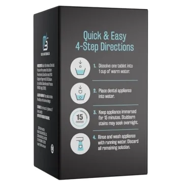 M3 Naturals Retainer Cleaner with Whitening Boost for Freshness