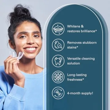 M3 Naturals Retainer Cleaner with Whitening Boost for Freshness