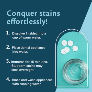 M3 Naturals Retainer Cleaner with Whitening Boost for Freshness