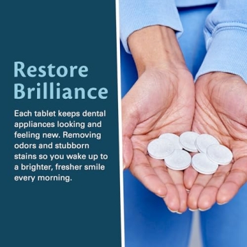 M3 Naturals Retainer Cleaner with Whitening Boost for Freshness