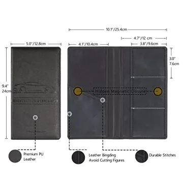 TOURSUIT Car Document Holder Organizer for Vehicle