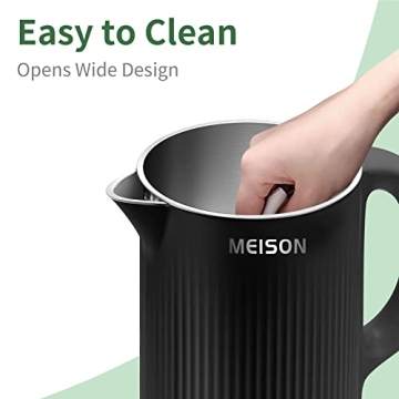 Stylish Electric Kettle with Stainless Steel Design