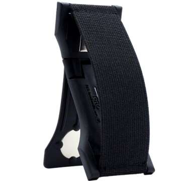 LOVEHANDLE PRO Premium Phone Grip - Elastic Phone Strap - Magnetic Phone Mount and Kickstand for Smartphone and Tablet - Black