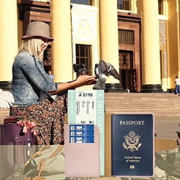 Stylish Teskyer Passport Holder with RFID Protection