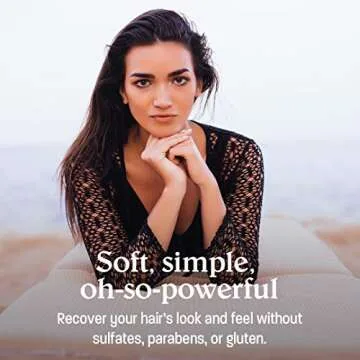 Malibu C Hard Water Wellness Shampoo - Hydrating, Sulfate-Free Hair Care for Hard Water - Removes Minerals and Buildup (33.8 oz)