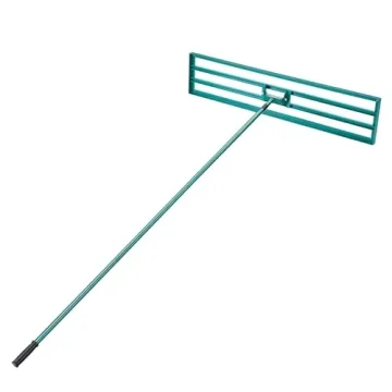 Lawn Leveling Rake, 48"x10" Level Lawn Tool, Heavy-Duty Lawn Leveler with 78" Steel Extended Handle, Yard Leveling Rake Suit for Garden, Golf Lawn, Farm