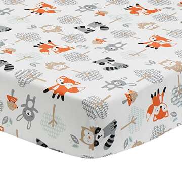 Woodland Friends Crib Bedding Set - Eco-Friendly & Adorable