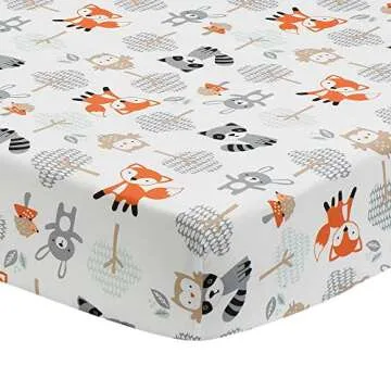Woodland Friends Crib Bedding Set - Eco-Friendly & Adorable