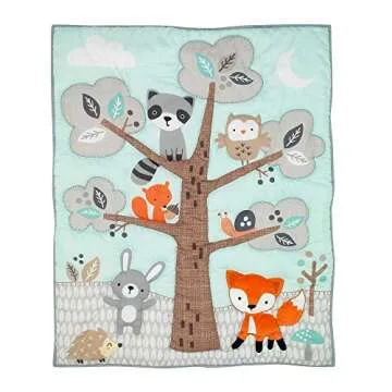 Woodland Friends Crib Bedding Set - Eco-Friendly & Adorable