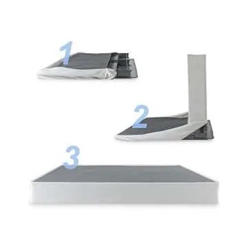 ZINUS No Assembly Metal Box Spring 9 Inch White