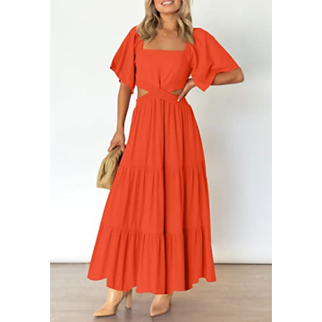 Stylish Summer Sundress with Flutter Sleeves