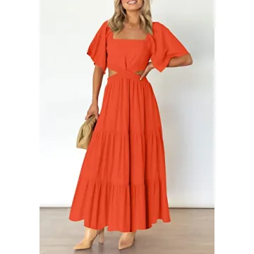 Stylish Summer Sundress with Flutter Sleeves