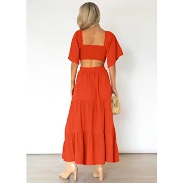 Stylish Summer Sundress with Flutter Sleeves