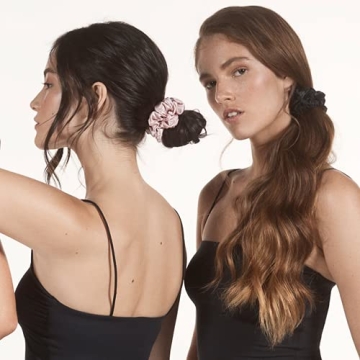 Slip Silk Large Scrunchies - Luxurious Hair Ties Set