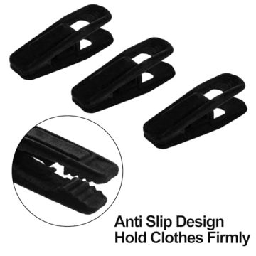 40 Pack Velvet Hanger Clips Strong Durable Pants Hangers