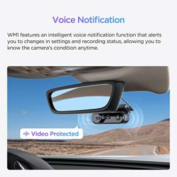 VIOFO WM1 2K Smart Dash Cam with Built-in Wi-Fi