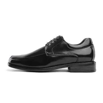 Bruno Marc Square Toe Classic Business Oxfords - Stylish & Comfortable