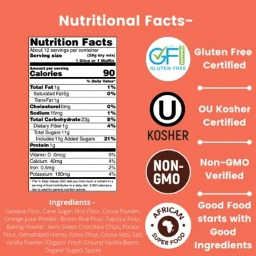 Iya Foods Chocolate Orange Bundt Cake Mix 12 Ounce