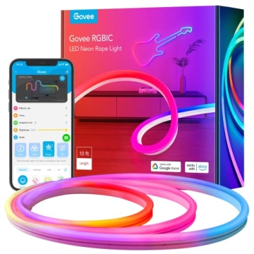 Govee RGBIC Neon Rope Light Smart LED Strip Music Sync